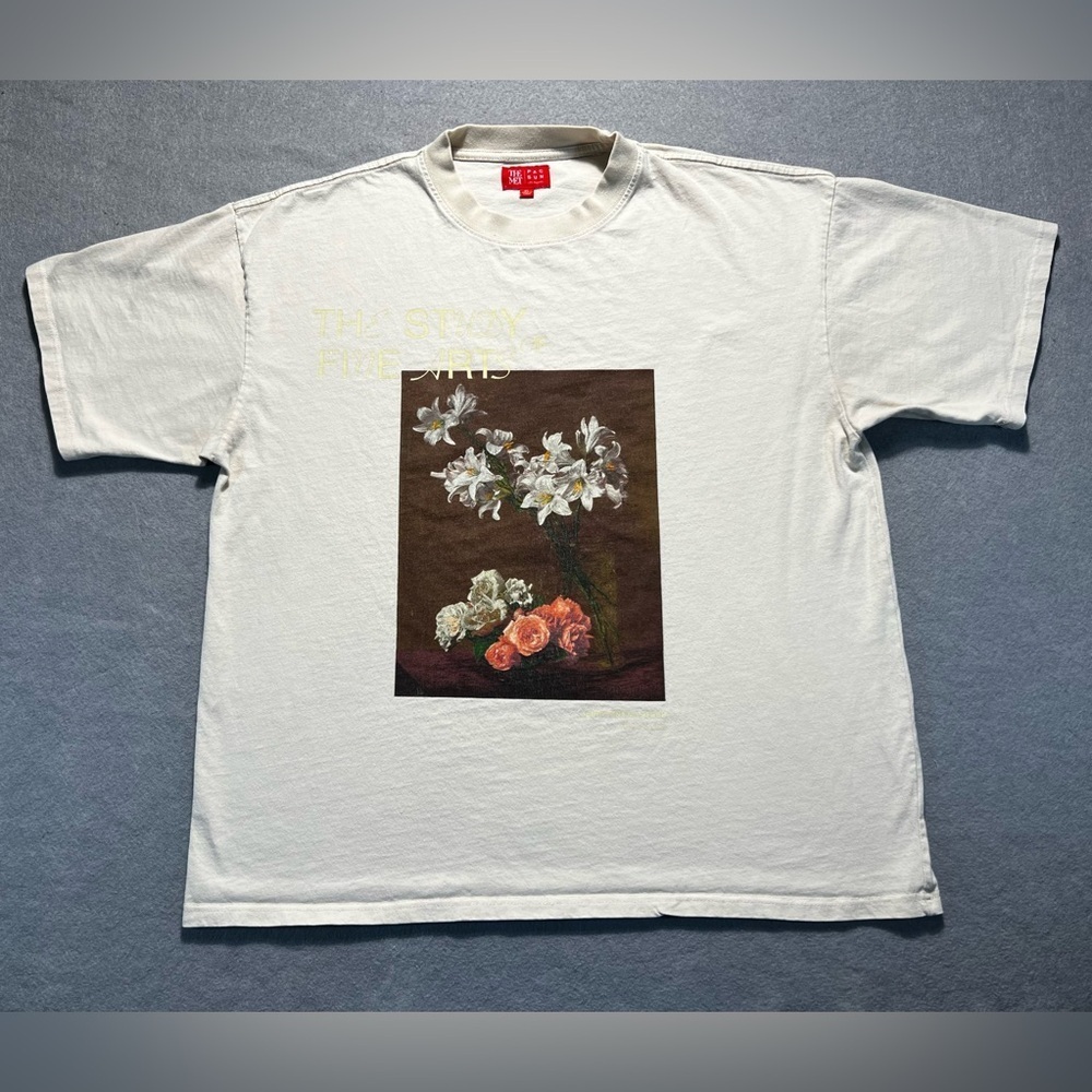 The Met x PacSun Florals Men’s XL Beige Graphic T-Shirt 100% Cotton